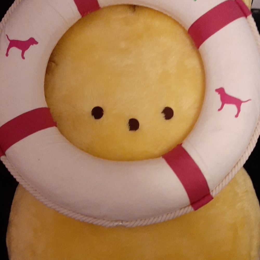 Vs pink life preserver on hold